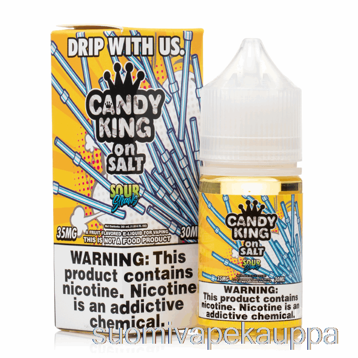 Vape Suomi Hapan Pillit - Candy King Suolalla - 30ml 50mg